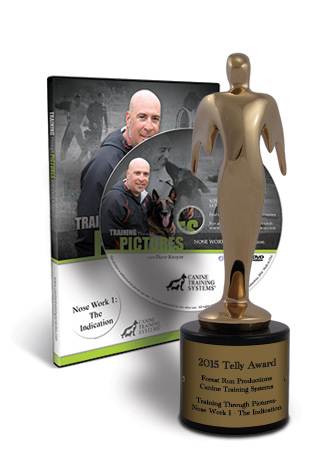 Canine Training Systems Wins a 2015 Telly Bronze Award for Training Through Pictures with Dave Kroyer- Nose Work 1- The Indication