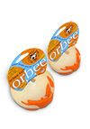 The Orbee Tuff World Orange Glow Ball