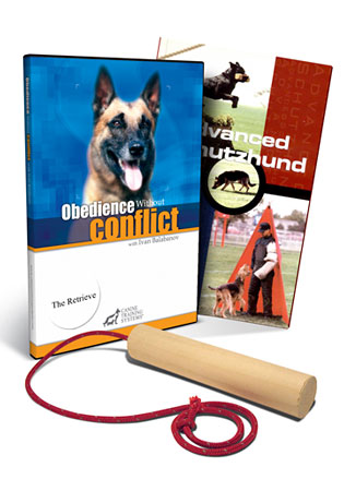 Obedience w/o Conflict 3- The Retrieve (DVD)/ Adv. Schutz (book)/ Retrieve Dowel Combo