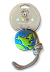 The Orbee Tuff - Orbee World Blue and Green Ball on a String