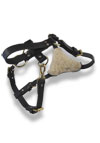 CTS Leather Agitation Harness top view