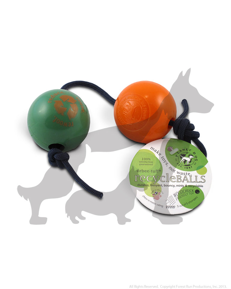 The Orbee Tuff - Orbee World Glow and Orange Ball in Tugs, Balls