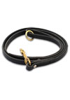 CTS Amish Leather Lead- Black