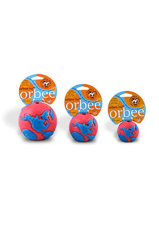 The Orbee Tuff - Orbee World Pink and Blue Ball in Tugs, Balls