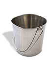 Flat Sided Stainless Steel Pail