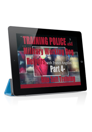 Training the Police and Military Working Dog Helper with Franco Angelini - Part 4 - Bite Suit Training - Streaming